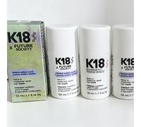 K18 Nouveau Masque Capillaire Réparateur à la Kératine Moléculaire Sans Rinçage 50ml - Adoucit, Restaure les Cheveux Abîmés - Traitement Profond à la Kératine pour Cheveux et Cuir Chevelu
