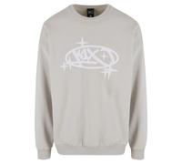 K1X Sweat-shirt gris clair / blanc, Taille L