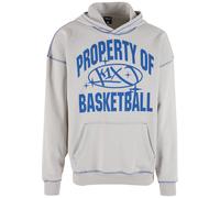 K1X Sweat-shirt 'Property' bleu cobalt / gris clair, Taille L