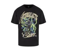 K1X T-Shirt bleu / citron vert / noir, Taille S