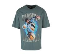 K1X T-Shirt 'Bootleg' aqua / émeraude / noir / blanc, Taille XXL