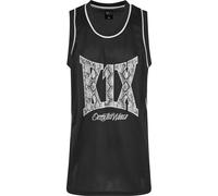 K1X T-Shirt 'Python' gris chiné / noir, Taille XL