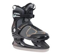 K2 Alexis Ice Pro Patins à Glace pour Femmes, Noir/Anthracite/Corail, EU: 34 (UK: 1.5 / cm: 21