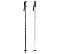 K2 - Bâtons de ski - Style Alu Black pour Femme en Aluminium - Taille 110 cm - Noir Noir 110 cm