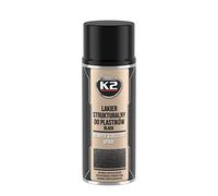 K2 BUMPER Vernis structural pour plastique, noir, 400 ml | Sans sous-couche, séchage rapide, masque les défauts, finition d'origine, haute résistance aux impacts et intempéries