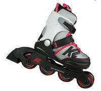 K2 Cadence Junior Ltd Filles Kinder-Inliner Inline-Skates 72mm/83A Blanc/Rose