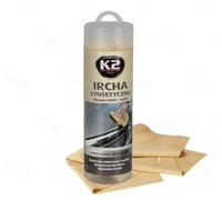 K2 - Chiffon de Microfibre, cuir, cuir de fenêtres (Chamois, Synthétique, 66 x 43 cm, idéal pour la maison ou auto, Très résistant et maintient la forme après également de long usage