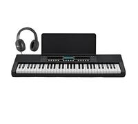 K2 Claier 61 Touches avec Bluetooth par Gear4music, pack avec Casque | 61 Touches Sensibles pour un Jeu Expressif, 450 Sons et 150 Rythmes, Bluetooth Play-Along, Enregistrement Intégré