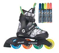 K2 Éclaboussure Multi Jeunes Kinder-Inliner à Peindre Inline-Skates Incl. Set