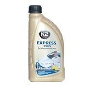 K2 Express Plus, 2 en 1, Shampoing auto Plus, Wash and Wax Cire 1000 ml | 1L
