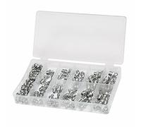 K2 F 110 pièces assorties - Assortiment graisseurs en cassette plastica. disponibles droits, angulaires 45, angulaires 90 de M6 x1 à M10 x1.