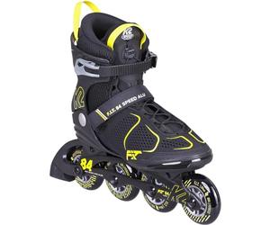 K2 F.I.T. 84 SPEED ALU Inline Skate black/yellow, 46