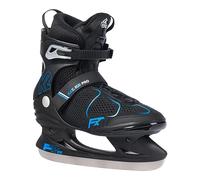 K2 F.I.T. Ice Pro Patins à Glace pour Hommes, Noir/Bleu, EU: 42.5 (UK: 8.5 / cm: 27.5