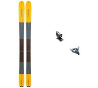 K2 - Fixations de ski de randonnée - Pack Wayback 84 2025 en Aluminium - Jaune Jaune 160 cm,167 cm,174 cm
