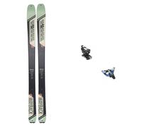 K2 - Fixations de ski de randonnée - Pack Wayback 88 W 2025 en Aluminium - Noir Noir 160 cm