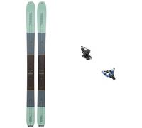 K2 - Fixations de Ski de randonnée - Pack Wayback 98 W 2025 en Aluminium - Gris Gris 151 cm,158 cm,165 cm,172 cm