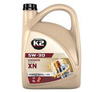 K2 Huile moteur TEXAR 5W-30 Huile ACEA C2 ACEA C3 API SN XN 5 L