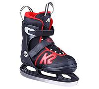 K2 Joker Ice (Boy) Patins à Glace pour garçon, Fille, 25D0303, Noir/Rouge., EU: 29-34 (UK: 10-1 / US: 11-2)