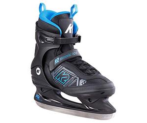 K2 Kinetic Ice 25E0230 Patins à Glace, pour Homme, Noir et Bleu, Taille M UE : 36,5 (Royaume Uni : 4, USA : 5)