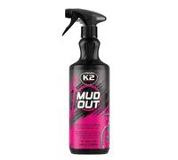 K2 Mud Out Nettoyant pour vélo 1 l | Dissout la boue et la poussière, sans solvant, doux pour la peinture, prêt à l'emploi pour la transmission et le cadre