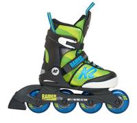 K2 Raider Beam Patins À Roulettes Pour Enfants Avec Lumière LED Vert NEUF