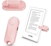 K2 RF Remote Control Page Turner on Kindle Paperwhite Accessories Reading Kobo Surface Comics/Novels iPhone Tablets Android Photo Taking Camera Recording (Pink)