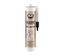 K2 Silicone Noir Haute Température 350°C - Pâte à Joint Moteur & Étanchéité - Joint Silicone Résistant Huile et Température - Cartouche 300g