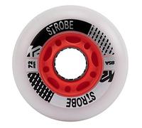 K2 Skate Strobe 30G3130 Lot de 2 Roues légères Unisexe pour Adulte Blanc 72 mm