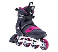 K2 Skates Femmes Patins en Ligne Alexis 80 ALU - Black - Pink - EU: 36 (Mondo: 230 / cm: 23 / UK: 3.5 / US: 6) - 30E0270