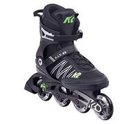K2 Skates Hommes Patins en Ligne F.I.T. 80 Black-Green - Black - Green - EU: 44 (Mondo: 285 / cm: 28.5 / UK: 9.5 / US: 10.5) - 30E0873