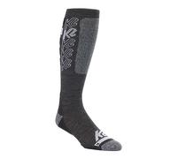 K2 Snow Chain Logo Sock Chaussettes de Ski Unisexe-Adulte, Black, S