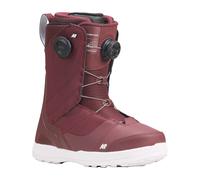 K2 Snowboard - Boots de snowboard all-mountain - Contour Maroon pour Femme - Taille 40,5 - Bordeaux Bordeaux 40,5