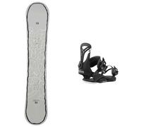 K2 Snowboard - Fixations de snowboard all mountain - Pack First Lite 2024 - Gris Gris S,M,L,XL
