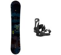 K2 Snowboard - Packs (snowboard + fix) - Snowboard all-mountain - Pack Courier 2026 en Bois - Noir Noir 155 cm,158 cm