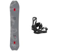 K2 Snowboard - Packs (snowboard + fix) - Snowboard big mountain freeride/freestyle - Pack Skypilot 2026 - Gris Gris 154 cm,157 cm,160 cm,163 cm