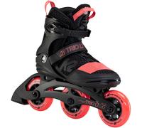 K2 Skates Femmes Patins en Ligne Trio LT 100 W Black_Coral - Black - Coral - EU: 42.5 (Mondo: 280 / cm: 28 / UK: 8.5 / US: 11) - 30F0128