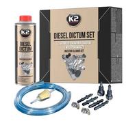 K2 - W324 - KIT DE NETTOYAGE D'INJECTEUR + KIT DIESEL DICTUM 500 ML