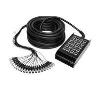 Adam Hall Cables K 20 C 30 - Câble Multipaire avec Boîtier de Scène 16/4 30 m