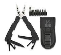 RUI K25 33787. Pinces multi-usages. Poignée: caoutchouté. Lames Acier inoxydable. 19 utilisations. Taille totale: 17 cm. Il comprend pointe rompevidrio. Gaine en nylon