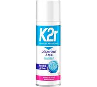 Miror K2r Poudre active - Détachant à Sec - Aérosol (200 mL) - Respecte les textiles blancs et colorés - Tous types de taches