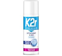 K2R Détachant à Sec Aérosol Poudre Active 200mL - L'Expert Anti-Taches Graisses, Maquillage, Huile et Sauce sans Auréole - Lot de 3
