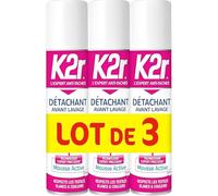 K2R - Détachant Avant Lavage Action Complète Turbo 400Ml - Lot De 3 - Vendu Par Lot