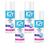 K2r Lot de 4 Détachants à sec ¿ Aérosol (200mL)