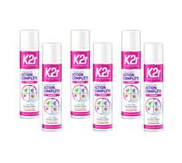 K2r Lot de 6 Actions Complète Turbo ¿ Aérosol (400mL) ¿ Détachant avant-lavage ¿ Tous types de taches ¿ Même Incrustées