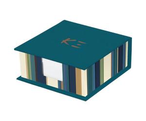 K3 blue, Bloc cube 11x4cm contenant 300 feuillets unis. - Multicolore