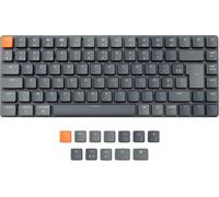 K3 Clavier Mécanique Sans Fil Ultra-Mince, 75% Design Clavier Bluetooth/Usb Avec Rétro-Éclairage Rgb, Interrupteur Optique Marron Bas Profil Remplaçable À Chaud Pour Mac Windows