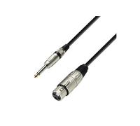 - K3MFP0600 - Câble Micro XLR femelle vers Jack 6,35 mm mono - 6.00 m