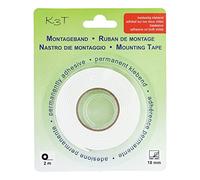 K3T 43811 Ruban adhésif double face Blanc 18 mm x 2 m