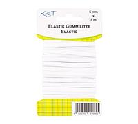 K3T 81055-K3T Bande élastique Blanc 5 mm x 5 m