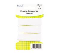 K3T 81202 Cordon en caoutchouc Blanc 20 mm x 2 m K3T